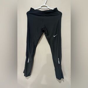 Nike Men Black and White Leggings